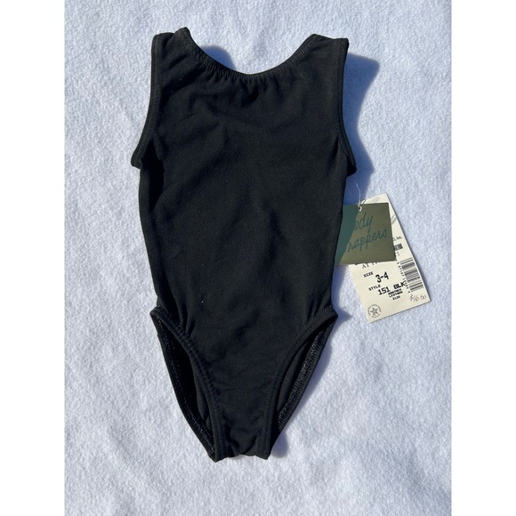 Body Wrappers Other - Body Wrappers Kids Black Boatneck Leotard Performance Dance Ballet 3-4